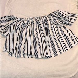 Striped Crop top